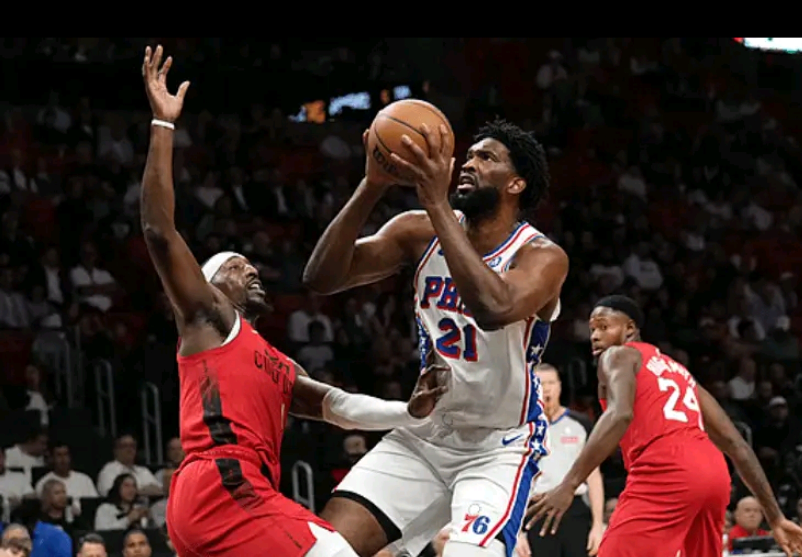 包含浙江队轻取热火，恩比德状态火热的词条