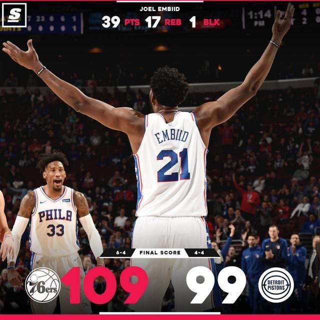 76人完胜广东队，浓眉哥惊艳四座